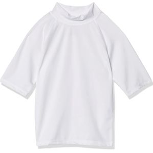 Kanu Surf Boys' Fiji UPF 50+ Sun Protective Rash Guard 14-16 White